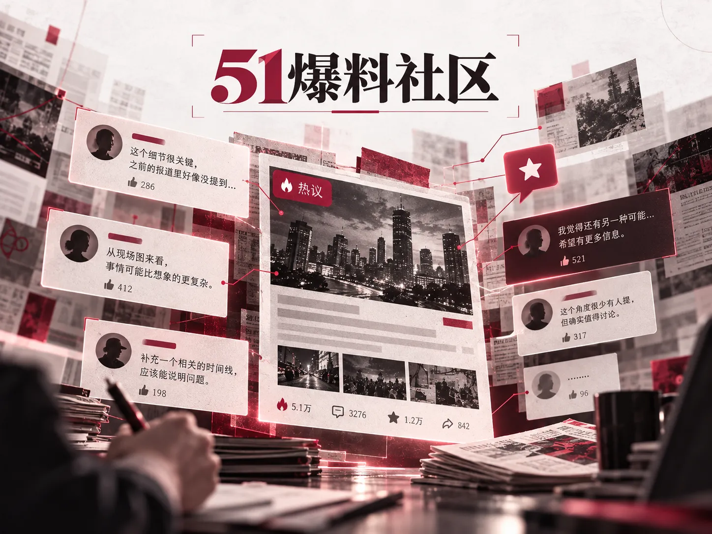 网络热点与社区讨论专题配图